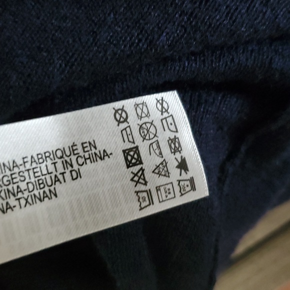 Zara Navy Blue Lightweight knit Sweater dress Size M new with tags - Picture 7 of 9